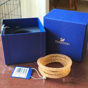 Swarovski gold shimmer bracelet